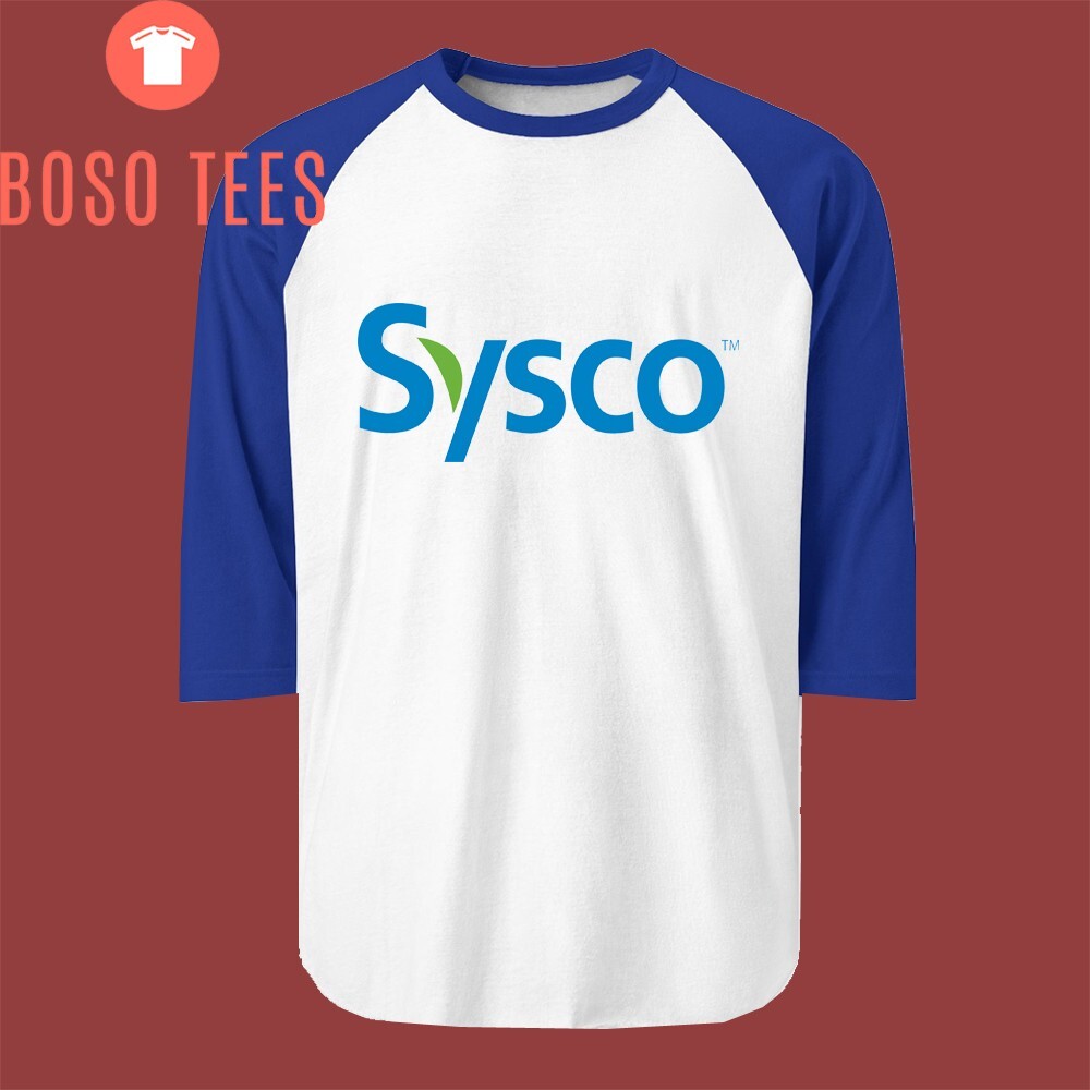 SYSCO Corporation Food Delivery Men’s Raglan Blue Size S to 2XL