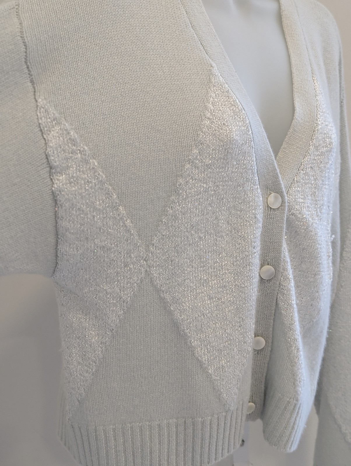 Brodie Cashmere Cardigan 100% Cashmere Cardigan Sweater Size Small
