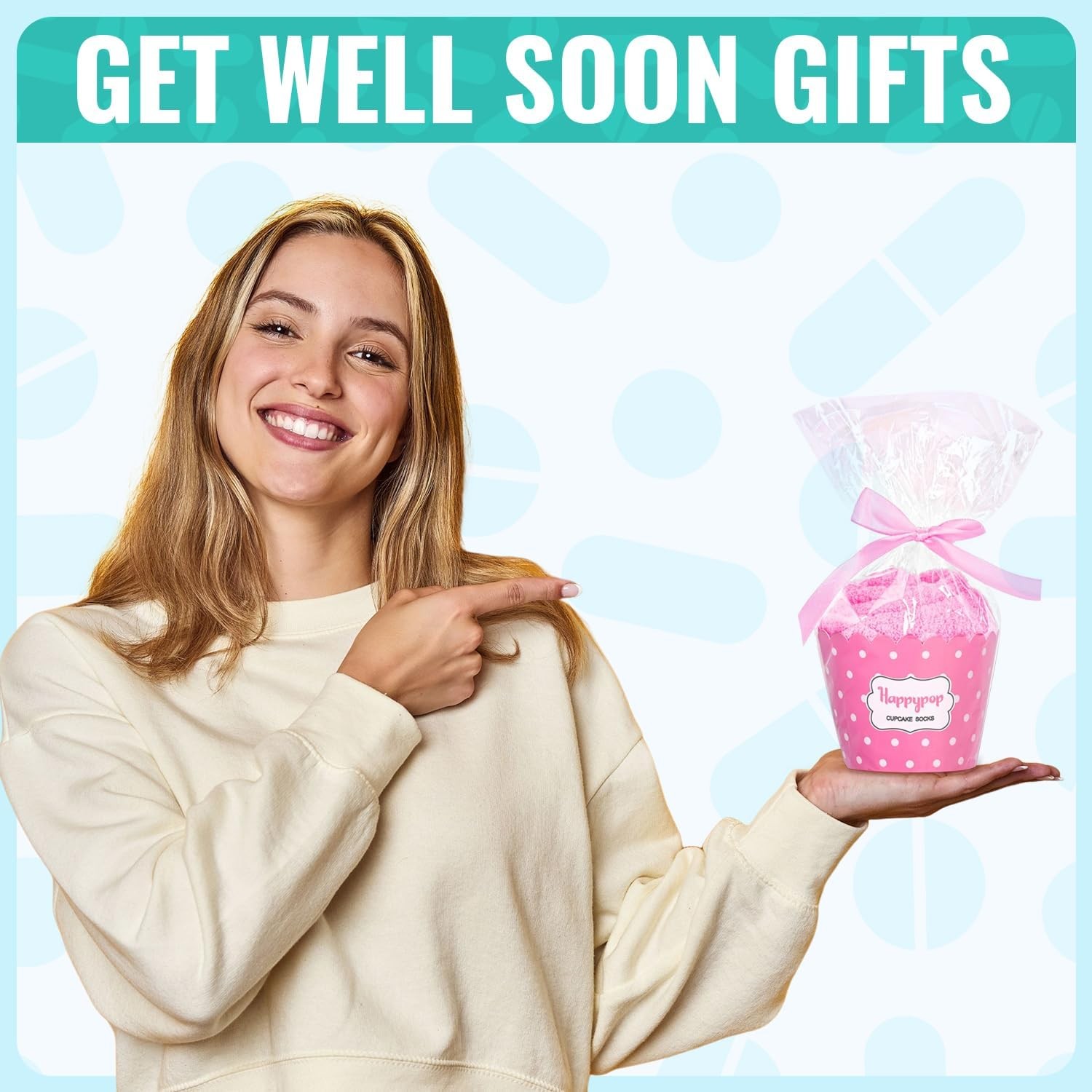 HAPPYPOP Inspirational Gifts for Women – Cancer Chemo Socks for Patient after Su