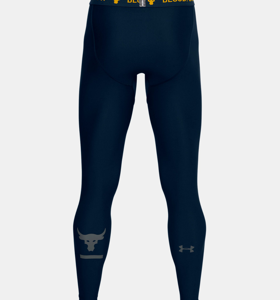 Under Armour Men’s Project Rock HeatGear Armour Leggings 1353901-408 Size M NWT