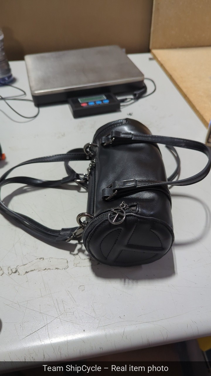 FOR CHARITY Telfar Small Duffle Bag in Black P12 G2U