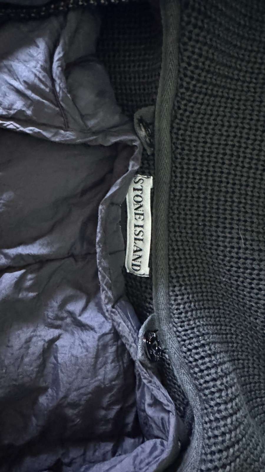 Stone Island President Knit w/ Liner – Men’s L – Black