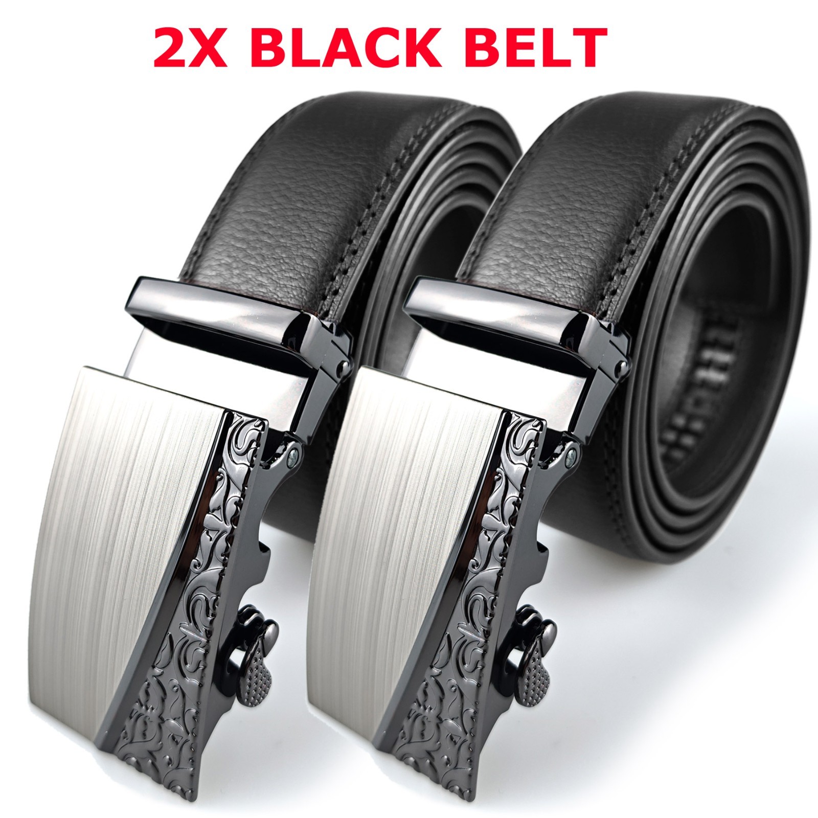 Western Belt Handmade Strap Men Full Grain Leather Automatic Cowboy Rodeo Belts