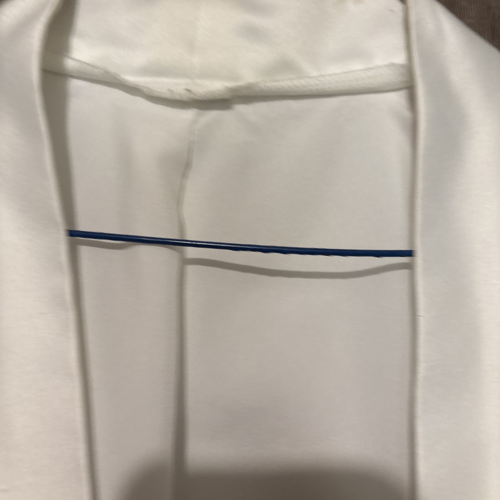 Fleece White Light Weight Coat