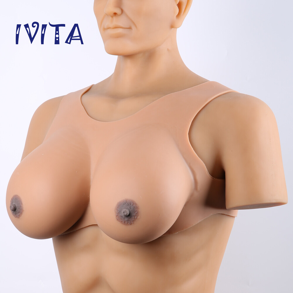 GG Cup Large Soft Silicone Breast Forms Crossdressing Drag Queen Fake Boobs