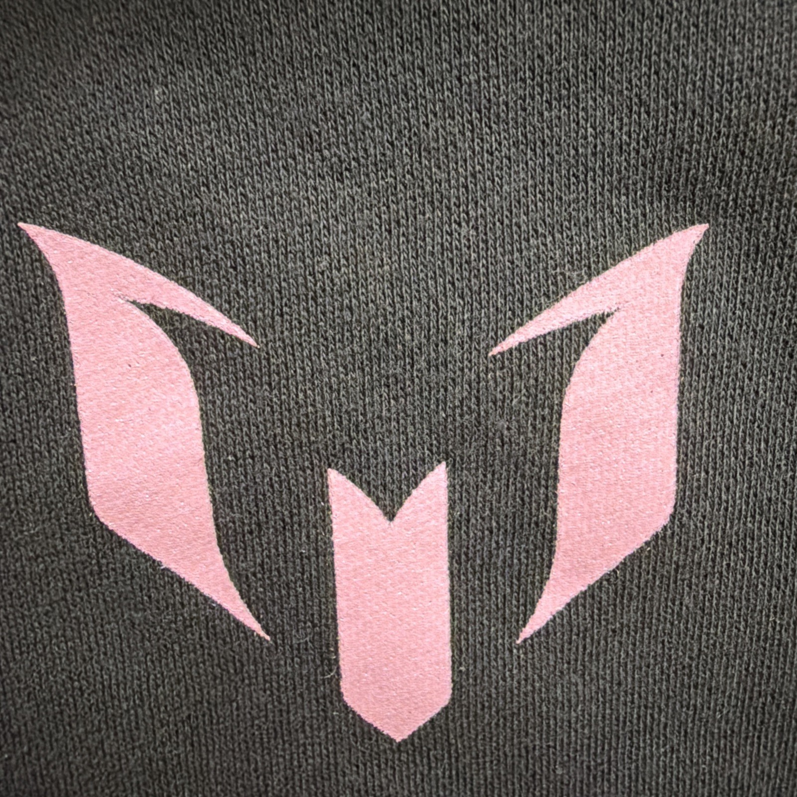 adidas Lionel Messi Hoodie Sweatshirt Black and Pink, Size Medium
