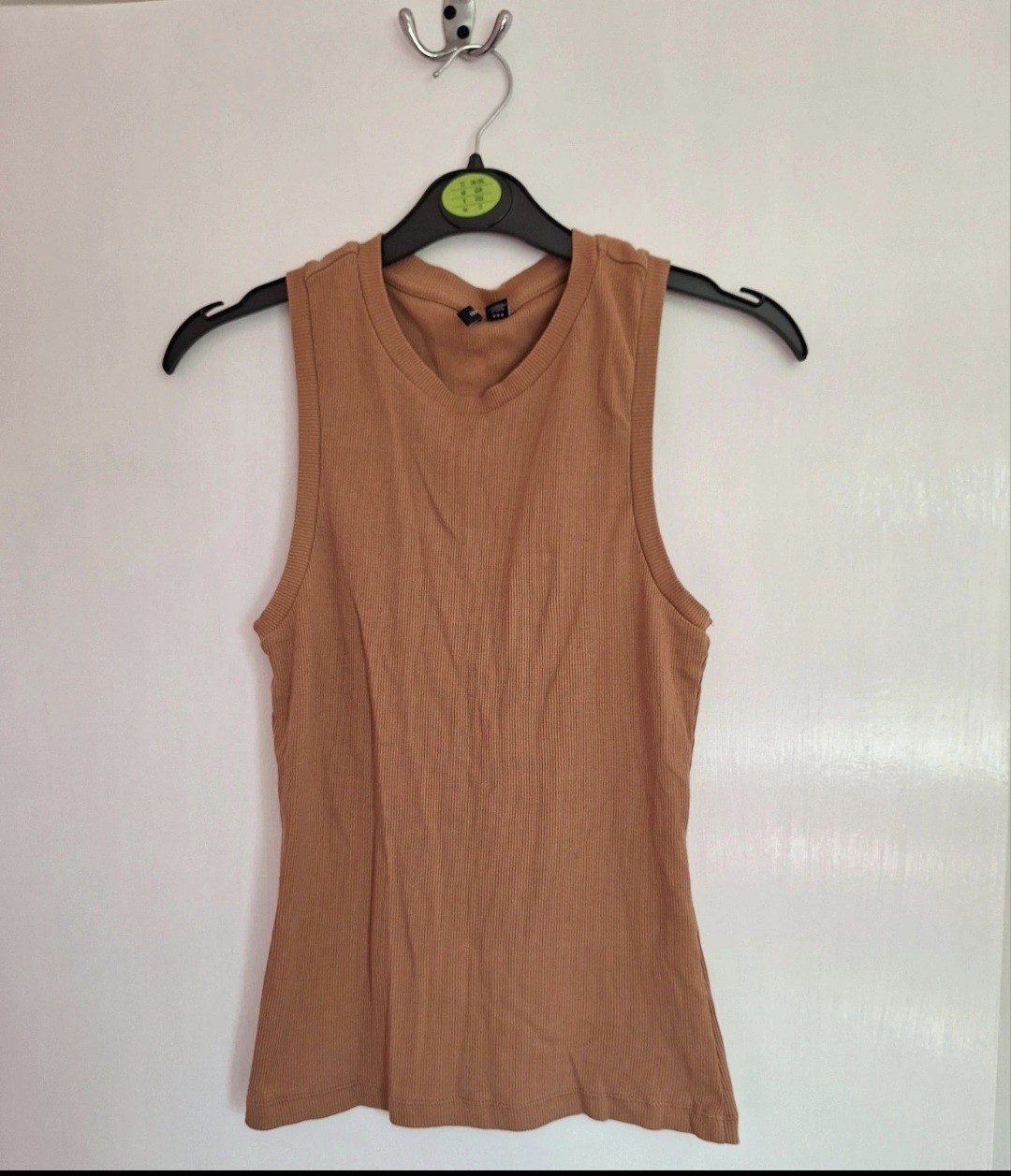 Vero Moda Brown Ribbed Tank Top Size M