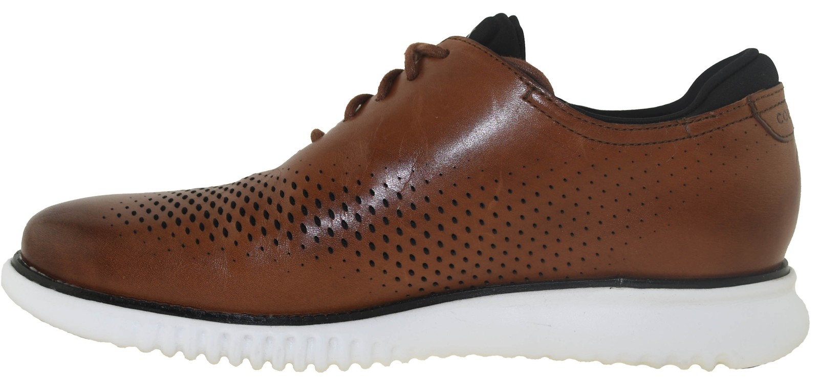 Cole Haan Men’s 2.ZeroGrand Laser Wingtip Oxford Tan/Ivory Style C27879