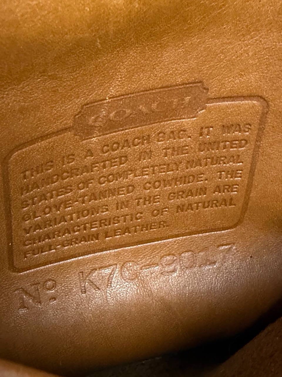 Coach Vintage Abbie Zip Crossbody Bag in British Tan