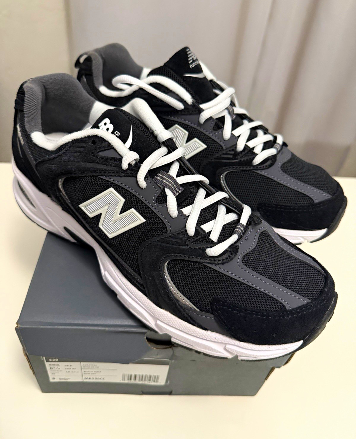 New Balance 530 Black Grey MR530CC New in Box | Multiple Sizes 5.5–11