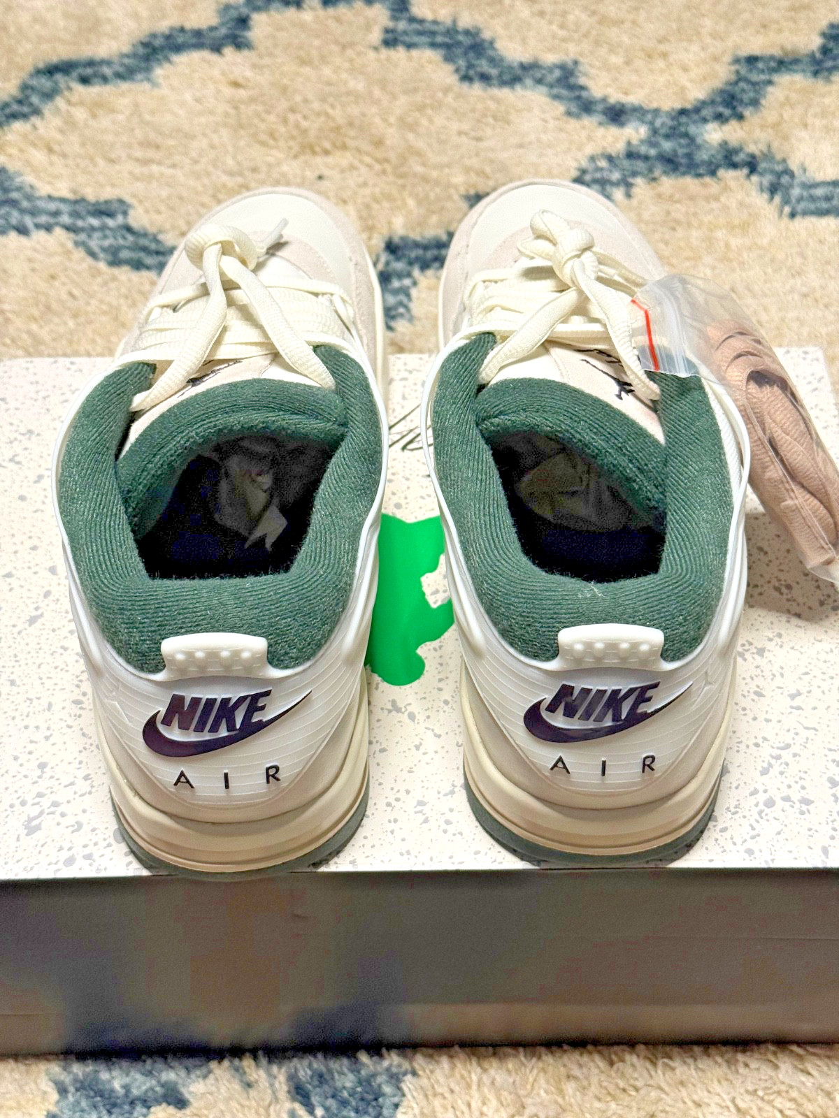 Size 13 – Air Jordan 4 RM Sail/Light Cream/Midnight Green/Dark Raisin FQ7939-105