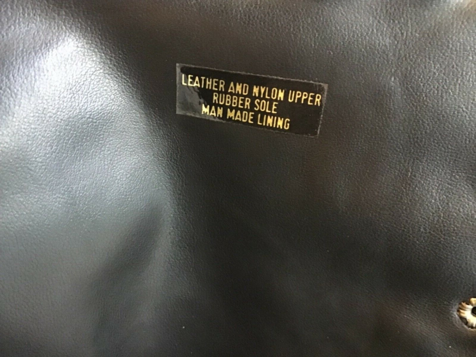 Ann Taylor Boots Black Leather and Nylon Upper Rubber Sole Man Made Lining Sz.7