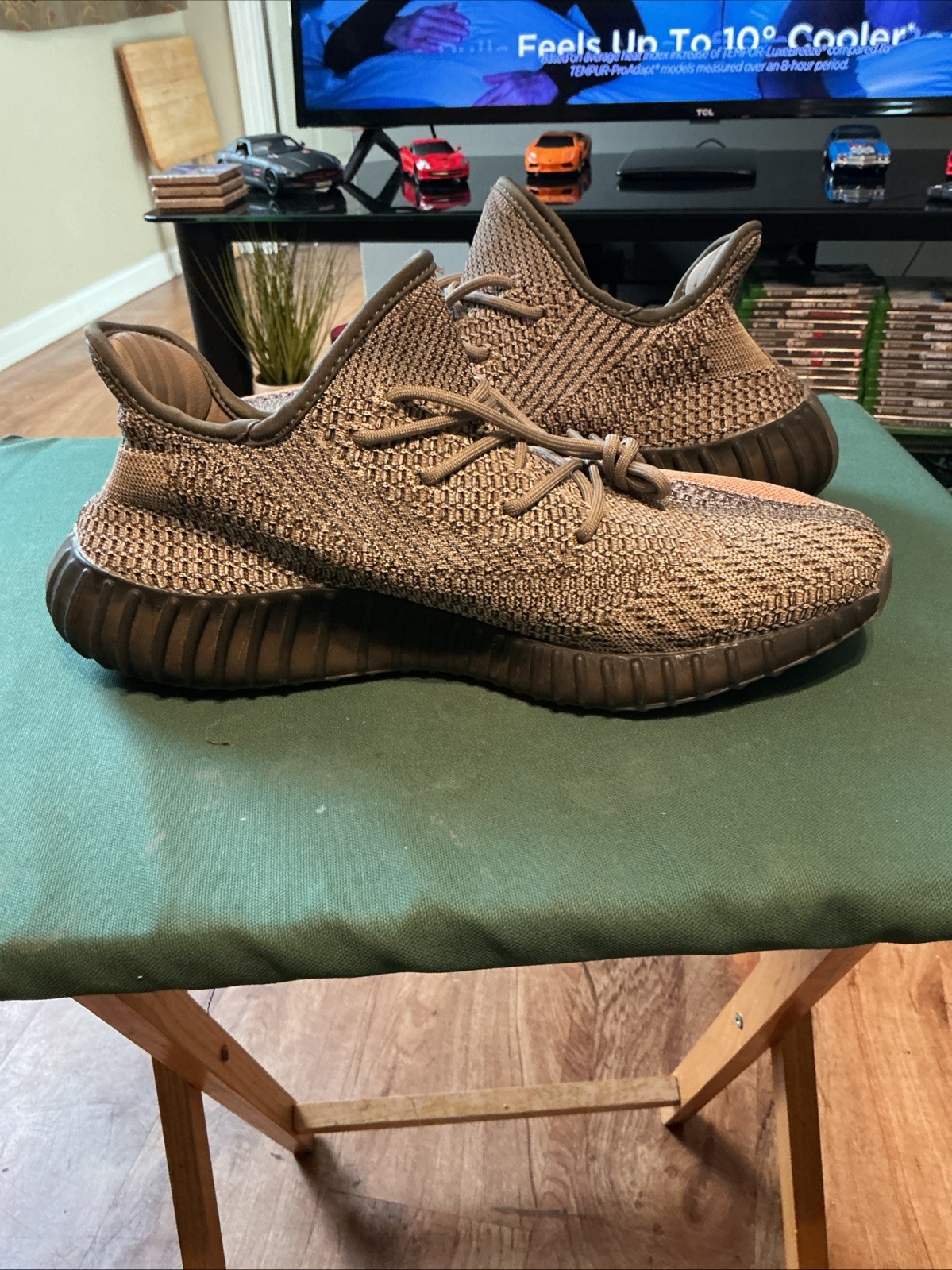 Adidas Yeezy Boost 350 V2 Ash Stone GW0089 Gray Primeknit Size 11.5