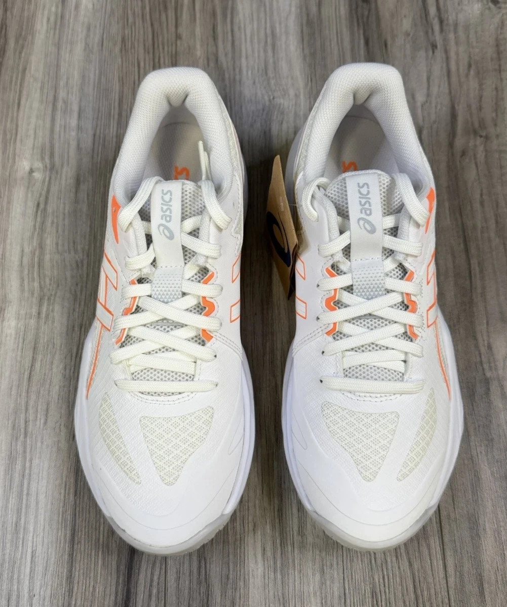 ASICS GEL-Tactic 13 White Vivid Coral Womens Volleyball Shoes Size 8.5