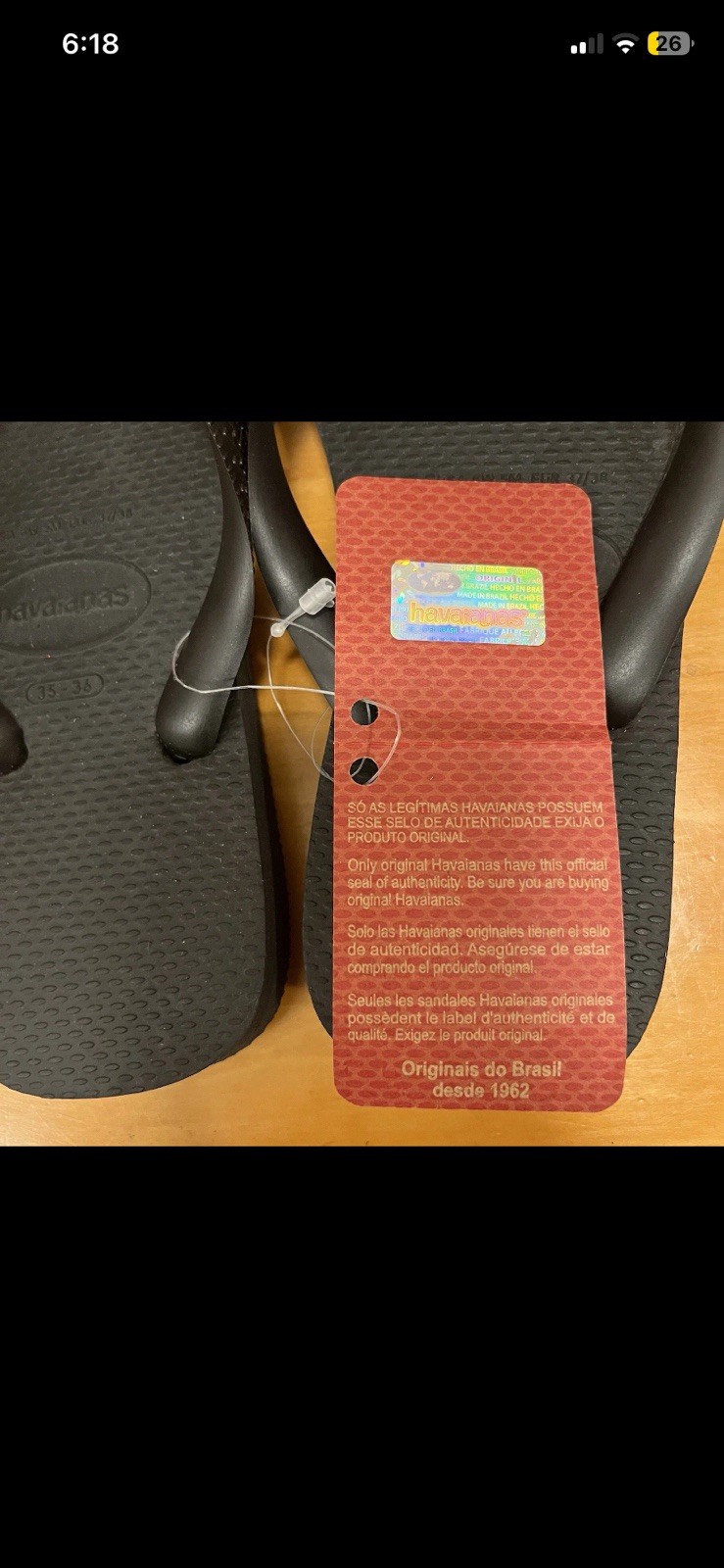 Havaianas Flip Flops W 6 M 5