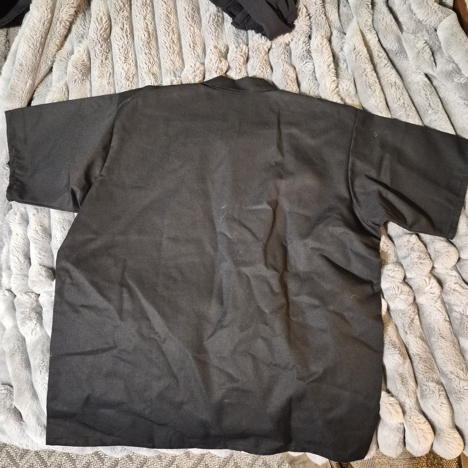 Ben Davis Quarter 1/4 Zip Shirt Black Mens Size XL classic work skate