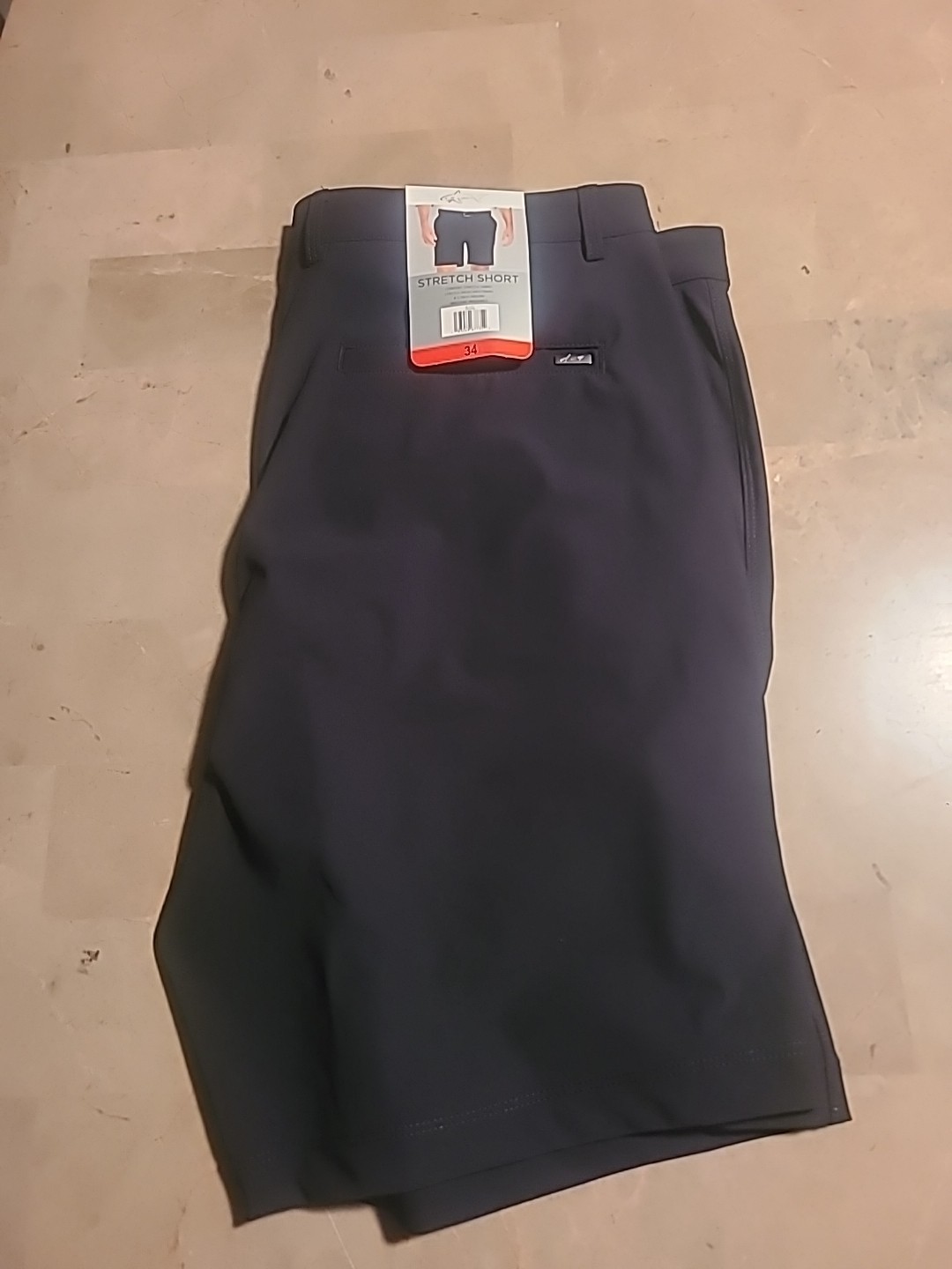 Greg Norman Men’s Golf Performance Short Black Size,30,32,34,36,38,40