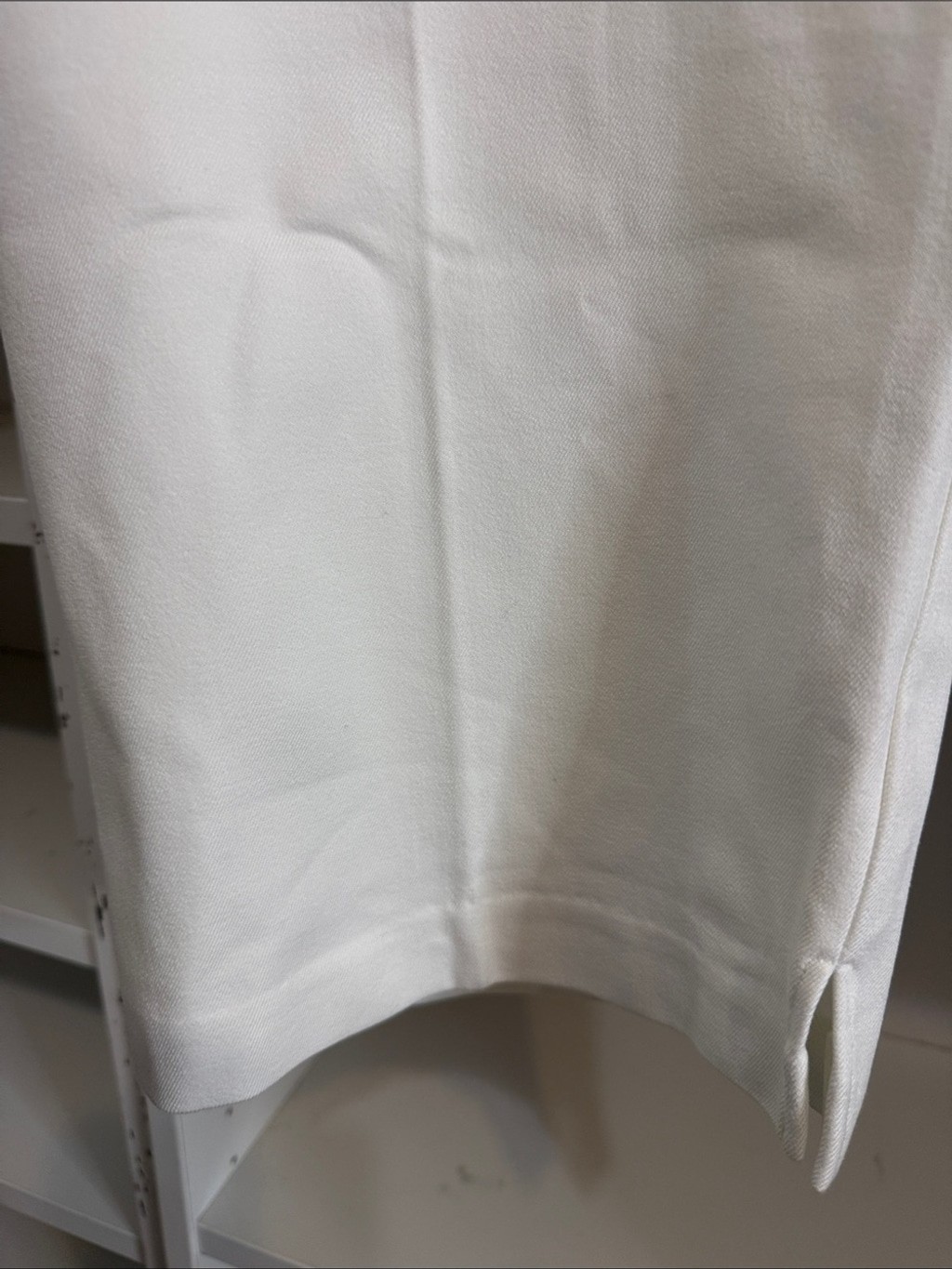 Susan Graver White Stretchy Chic Capri Pants 26