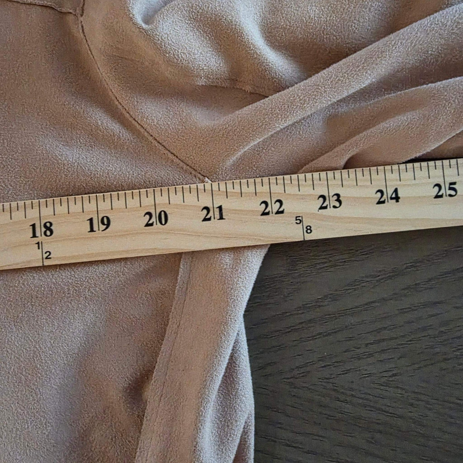 BlankNYC Faux Suede Moto Jacket Large Tan Beige Asymmetrical Zip Biker
