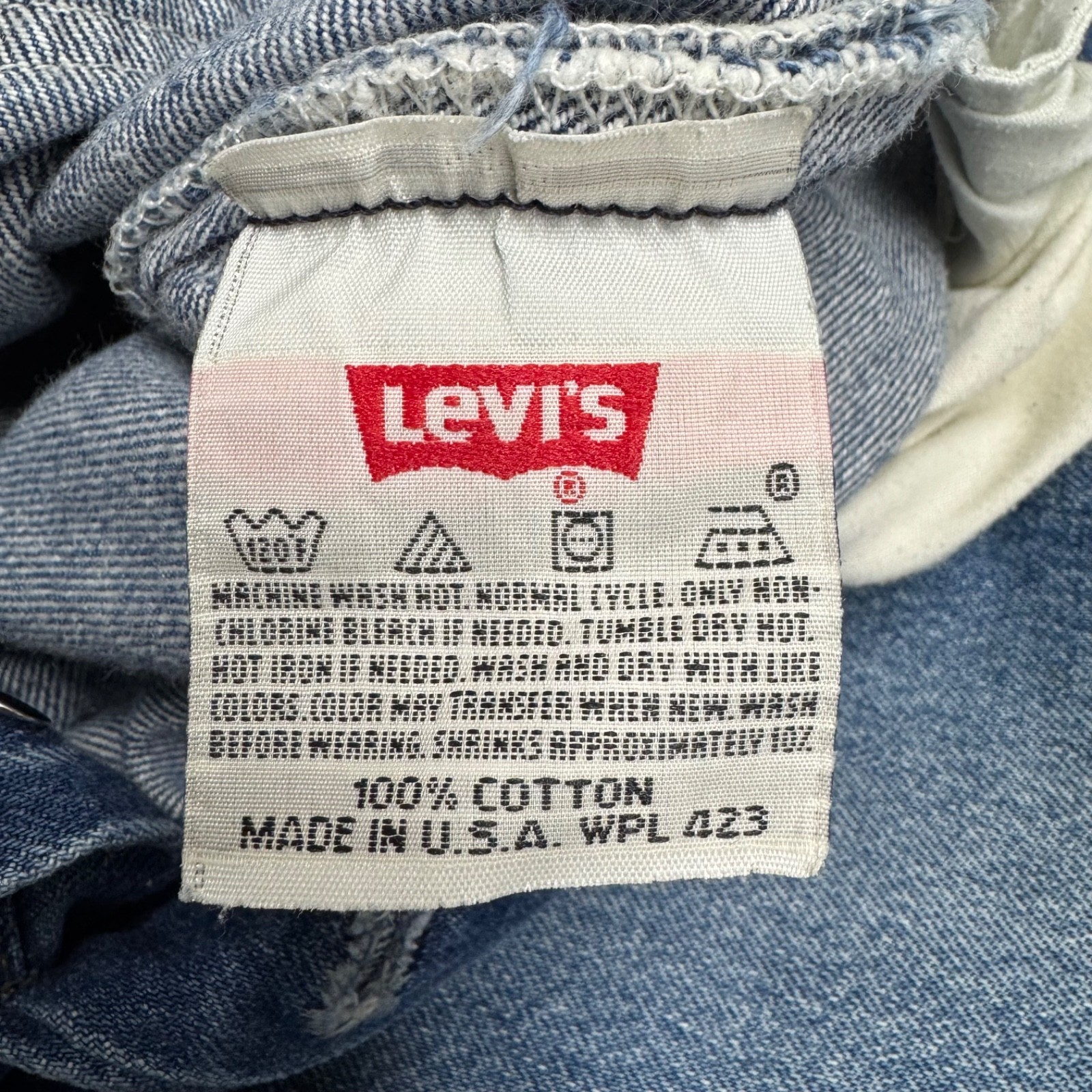 VTG Levi’s 501 xx Men’s Jeans Button Fly Y2K 90’s Made in USA 36×33 (33.5×29.75)