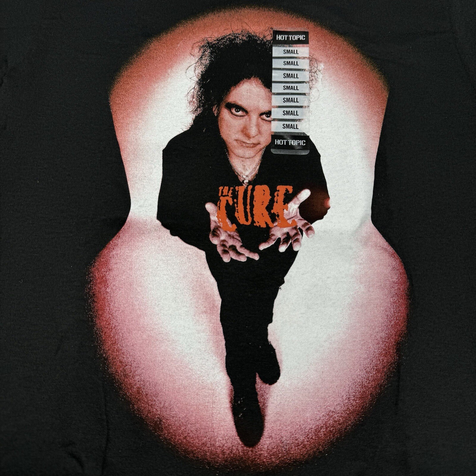 The Cure Band T-Shirt Robert Smith Portrait Size SMALL New