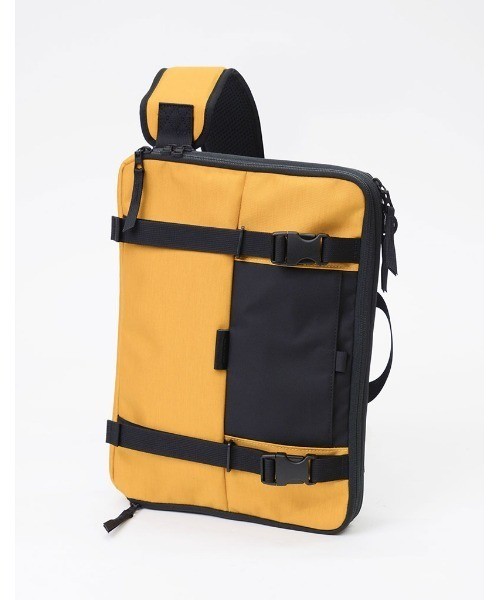 Master-Piece Masterpiece MSPC squared Shoulder Bag Yellow 224103 Made in Japan