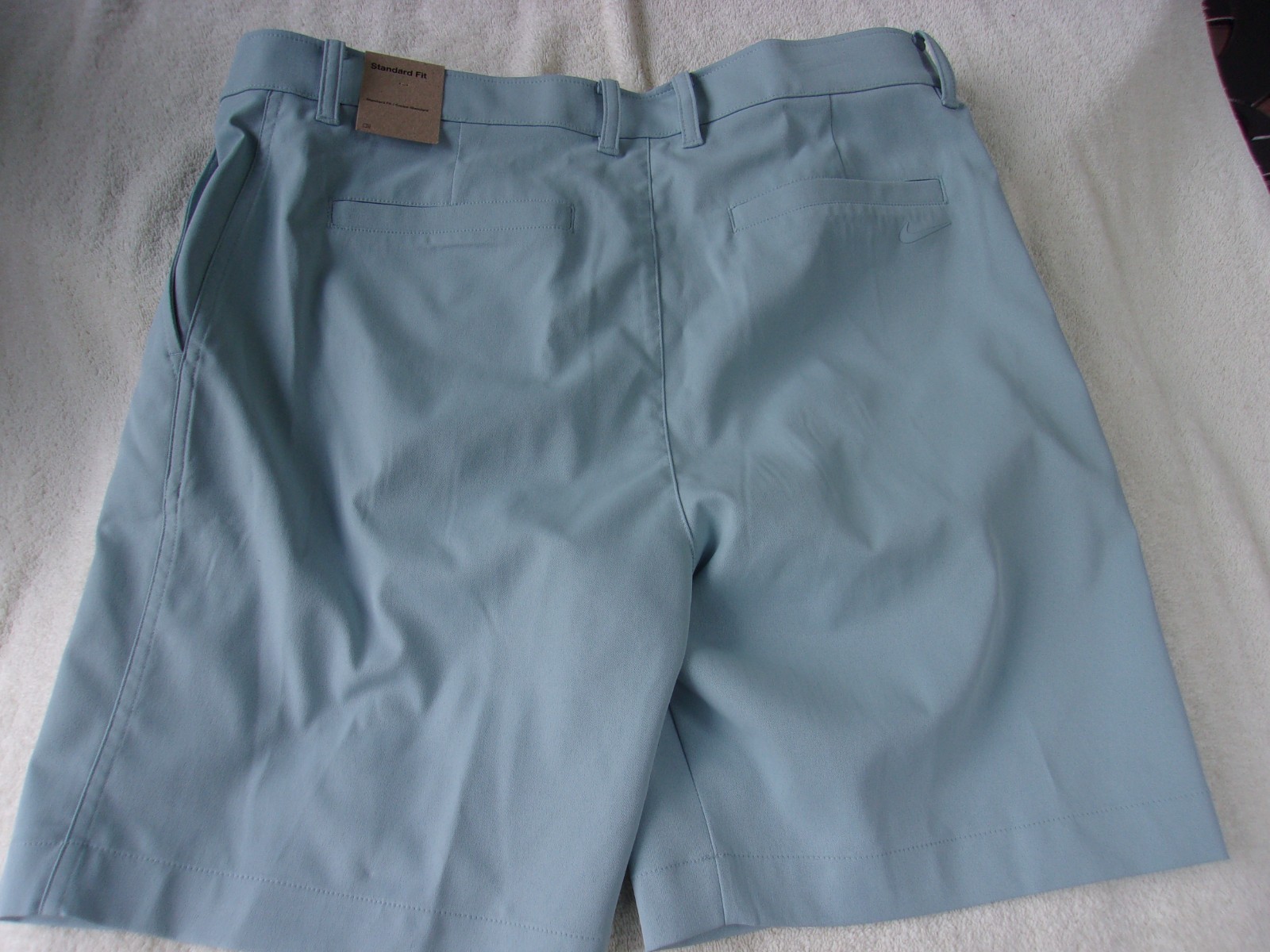 NWT Nike poly. golf shorts, men’s 34 – 42, 7.5 in. ins., $80, light green, Std.