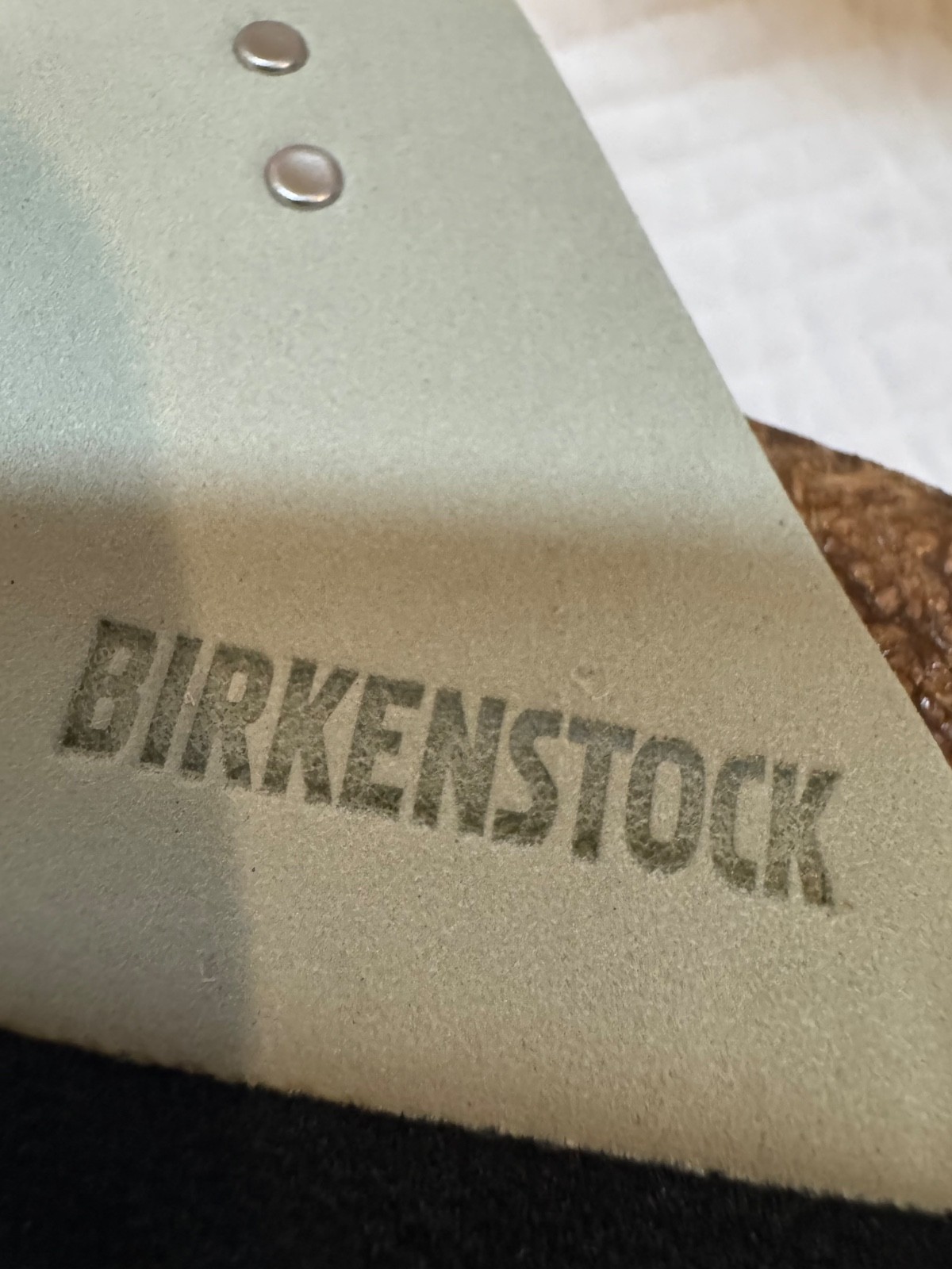 BIRKENSTOCK FRANCA INJECTED RIVETS SOFT FOOTBED NUBUCK LEATHER MATCHA GREEN 38 R