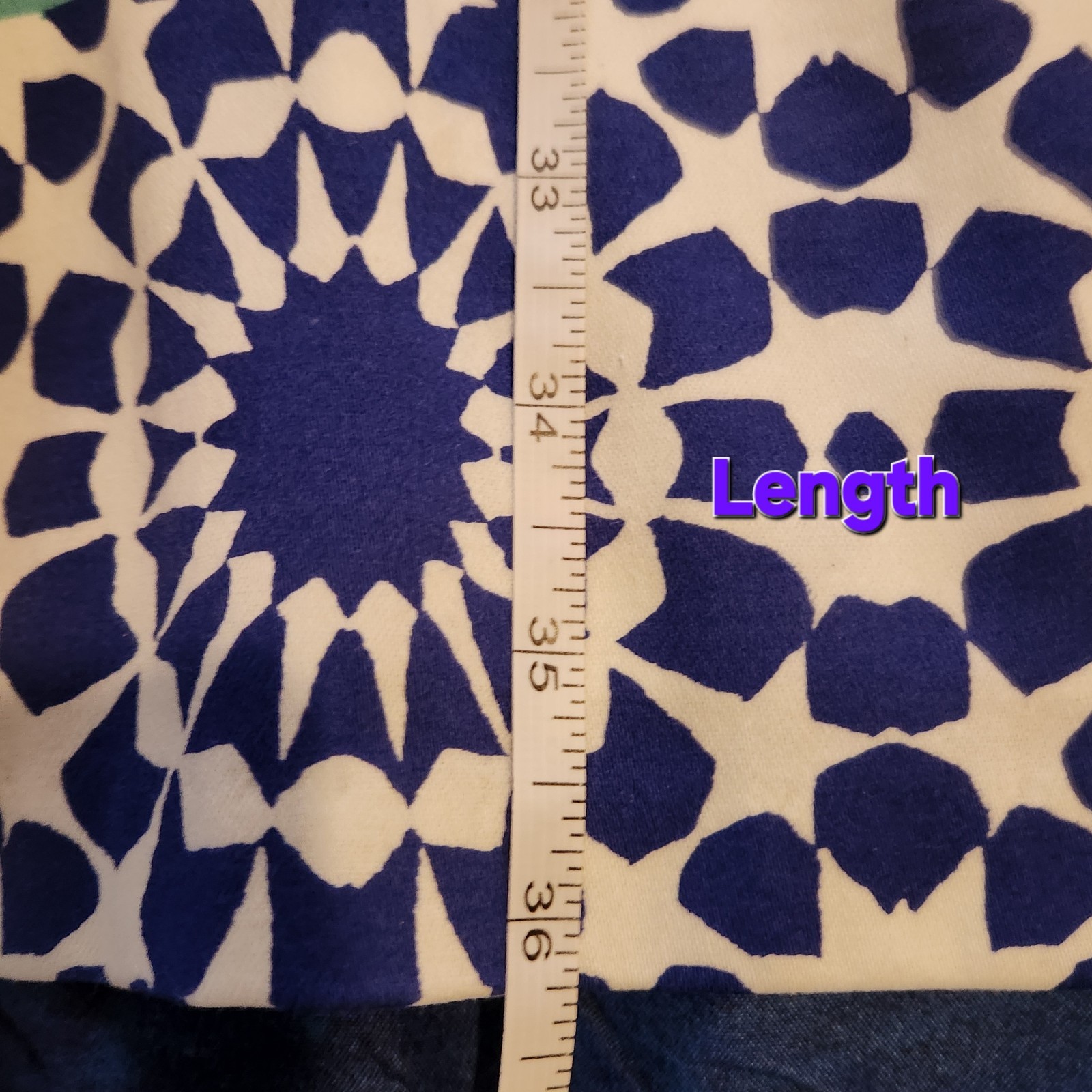 London Times 16 Geometric Mandala Shift Dress Cotton Mod Kaledescope Illusion