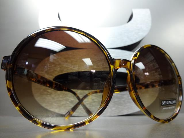 OVERSIZE EXAGGERATED VINTAGE RETRO Style SUN GLASSES Huge XL Round Fashion Frame