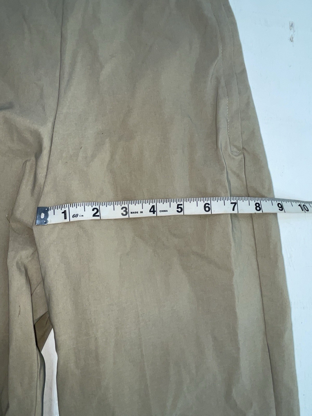 New Vintage Beige 1849 Polyester Pants #3443 XX-45
