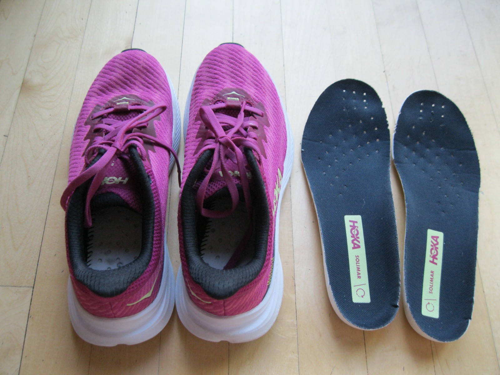 Hoka One One Solimar Stretch Smooth Train Run Sneaker Festival Fuchsia Women 8.5