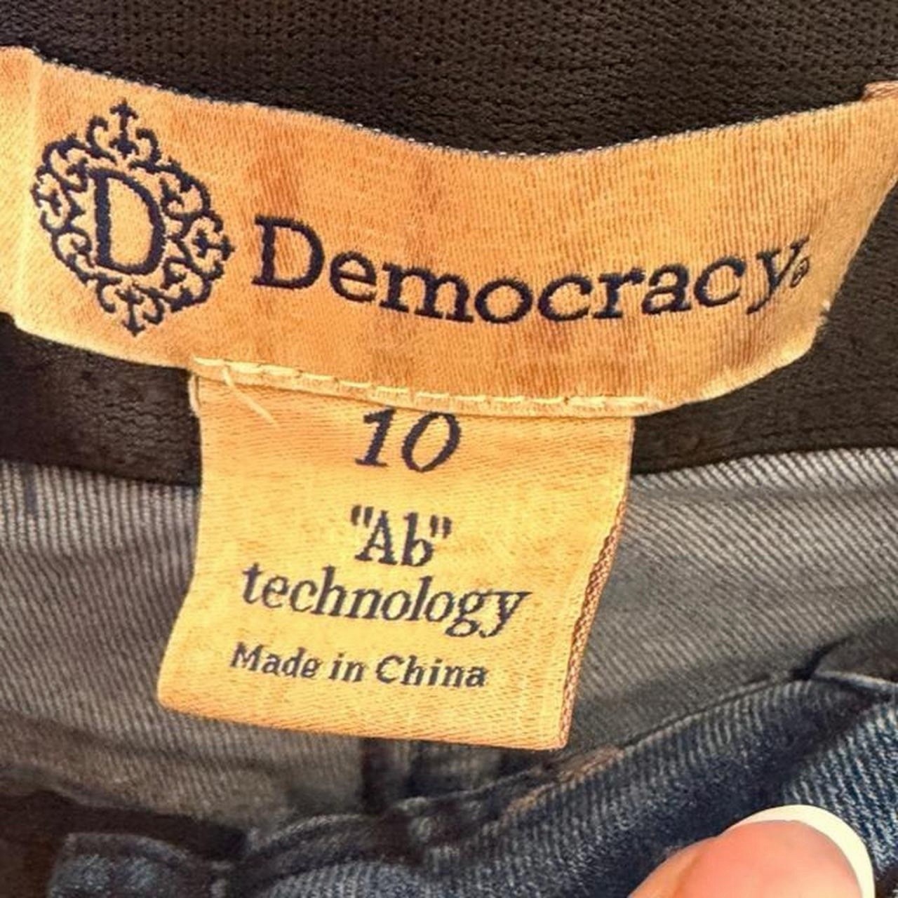 Democracy Ab Technology Skinny Jeans 10 Slimming Tummy Control Stretch Casual