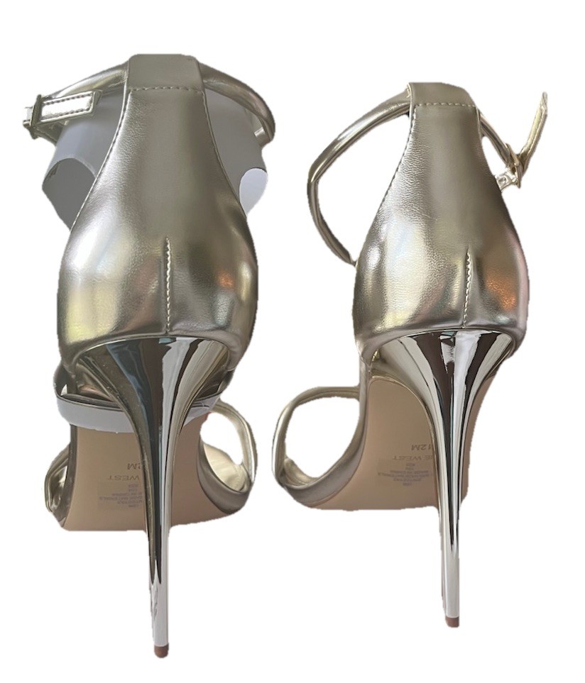 Women’s Nine West Gold High Heels Size 12
