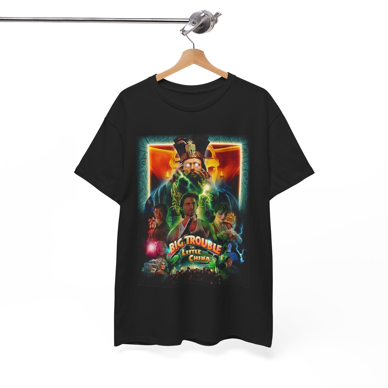 Big trouble in little china Shirt, Jack Burton, Reality Glitch, Movie,Unisex Tee