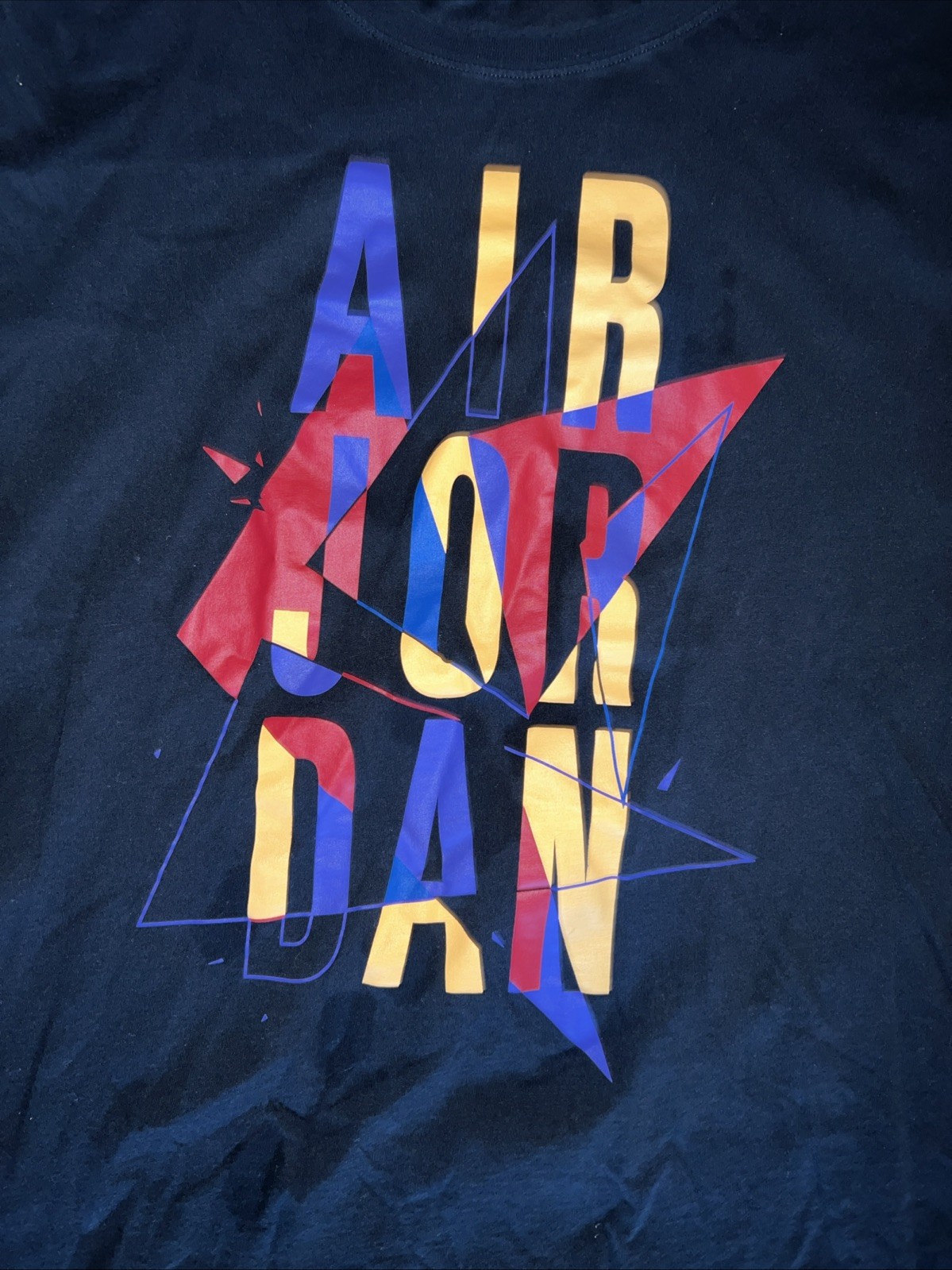 Air Jordan Color Triangle T-Shirt Basketball Print size XXXL 3x Brand