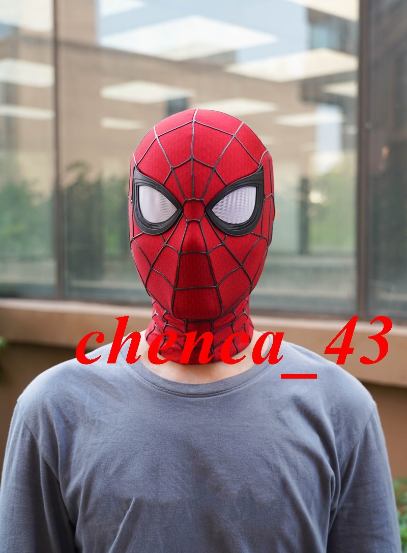 Handmade Brand New Day Mask Faceshell Eyes Spider-Man 4 Holland Cosplay Headgear