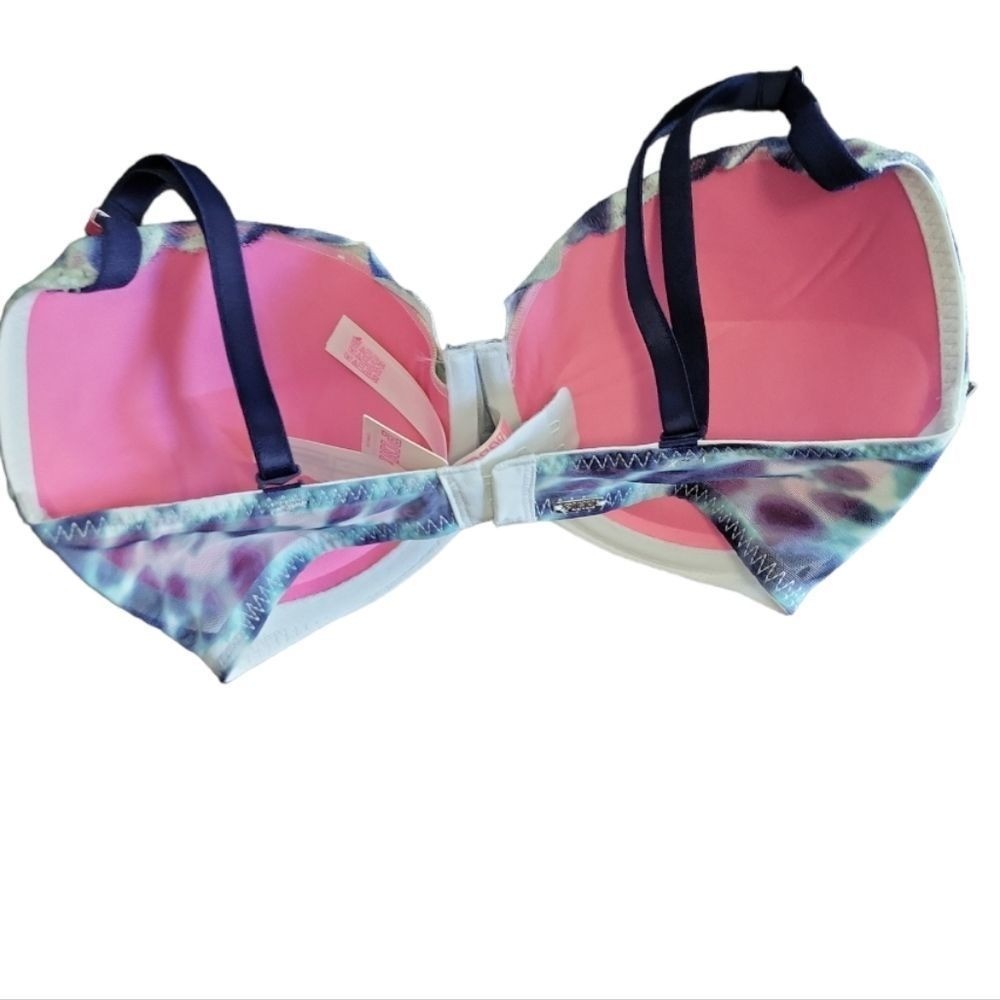 PINK VICTORIA’S SECRET Blue/Green NWT “Date” Push-Up Bra Size 32DD