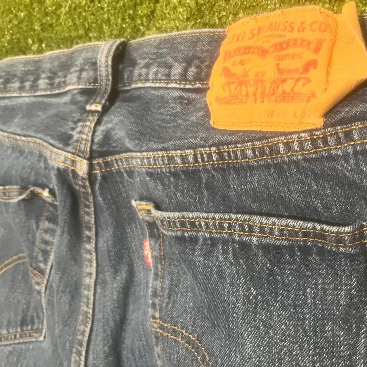 Levi’s 501 Original Fit Button Fly Straight Leg Jeans W36 L32