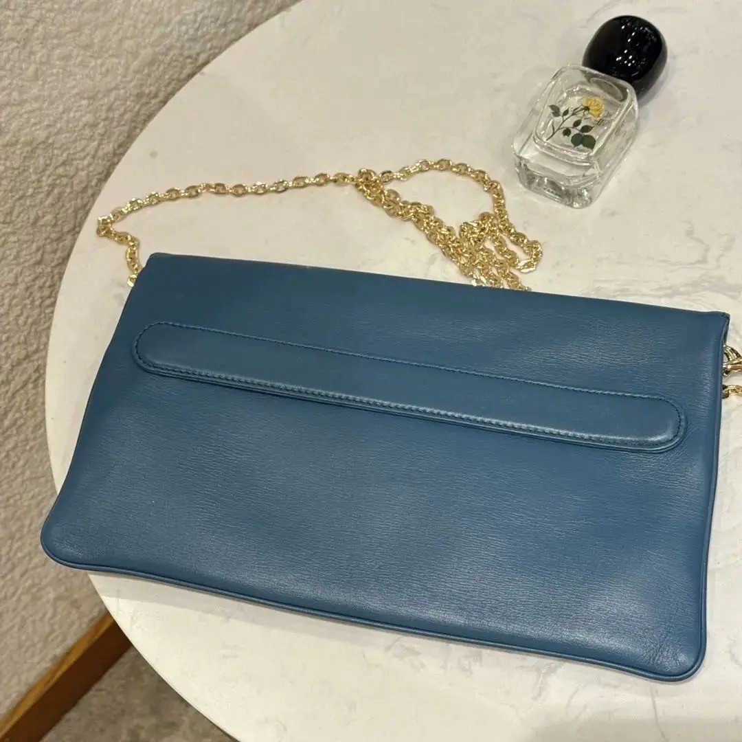 Dior Pre-Owned Authentic Crossbody Bag Blue 28*16 Free Tracked Shipping