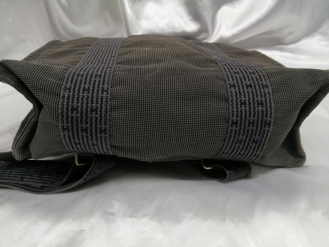 HERMES Aline Ad MM 2WAY Backpack Gray From Japan
