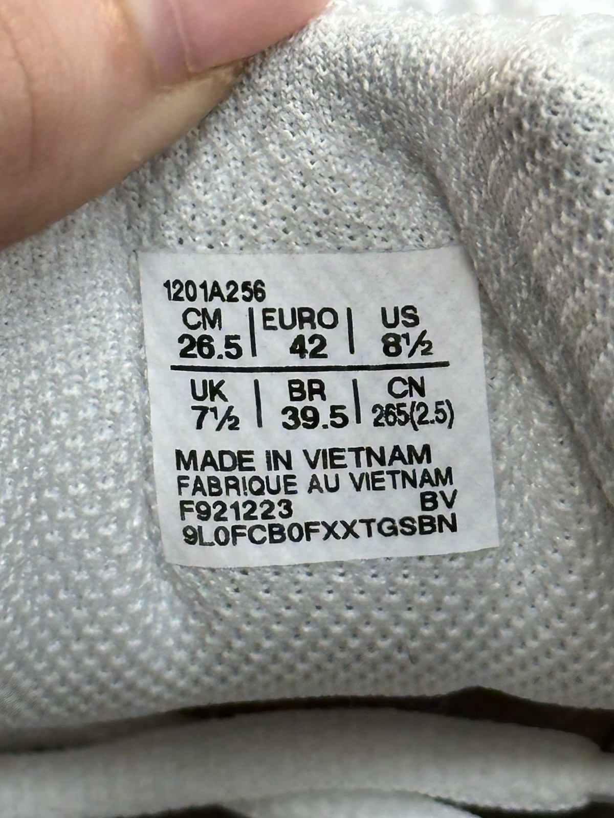 Asics Gel 1130 White Cloud Grey – Size 8.5