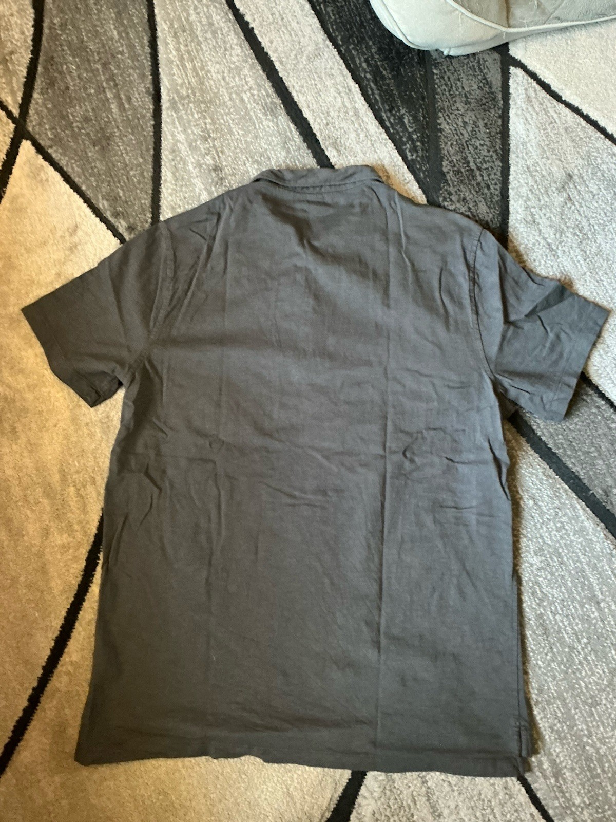Size XL – JCrew Black Garment Dyed Slub Cotton Short Sleeve Polo Shirt