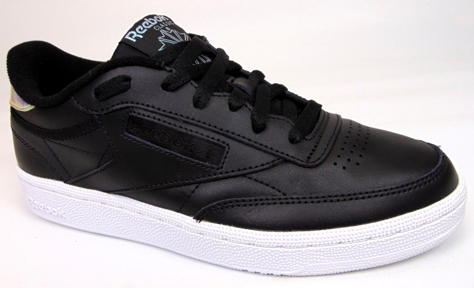 NEW! Reebok Club C 85 Casual Classic Sneakers Women’s Size 7.0 M, Black Leather