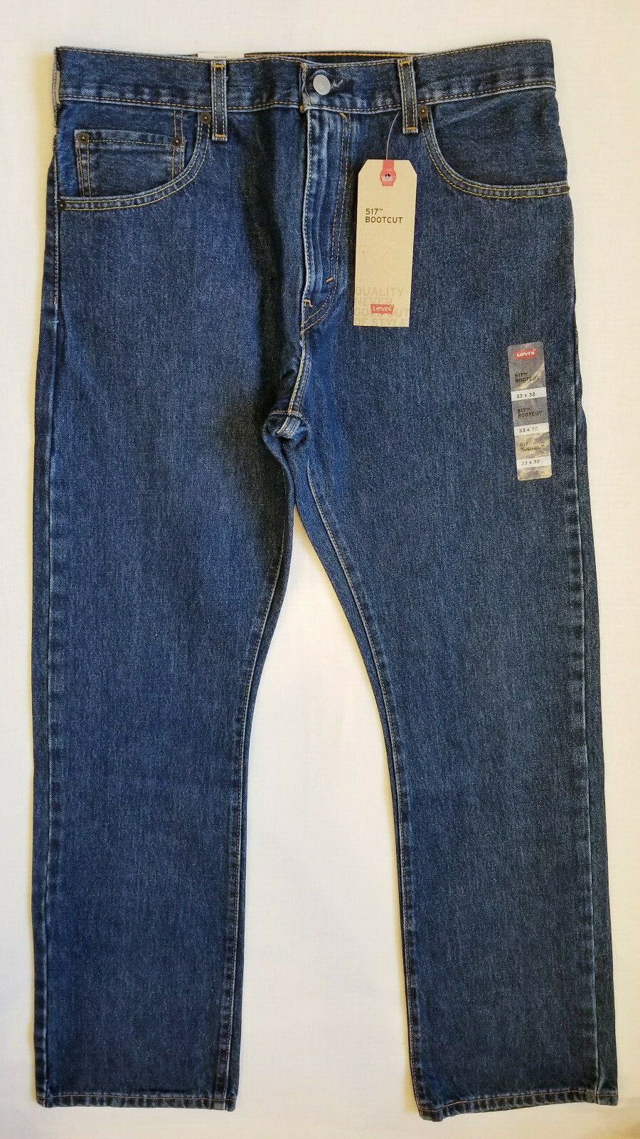 Levis 517 Bootcut Fit Mens Jeans Szs:30,32,34,36,38,40 Dark Stonewash #05170196