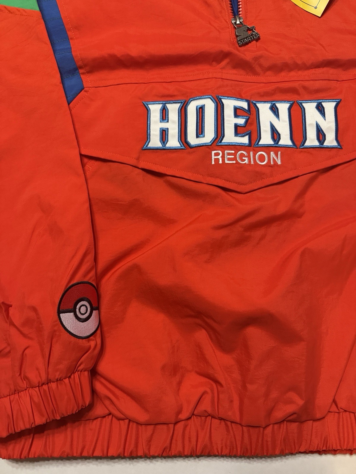 Pokemon x Target Starter Pullover Jacket Red HOENN Region Size M In hand NWT