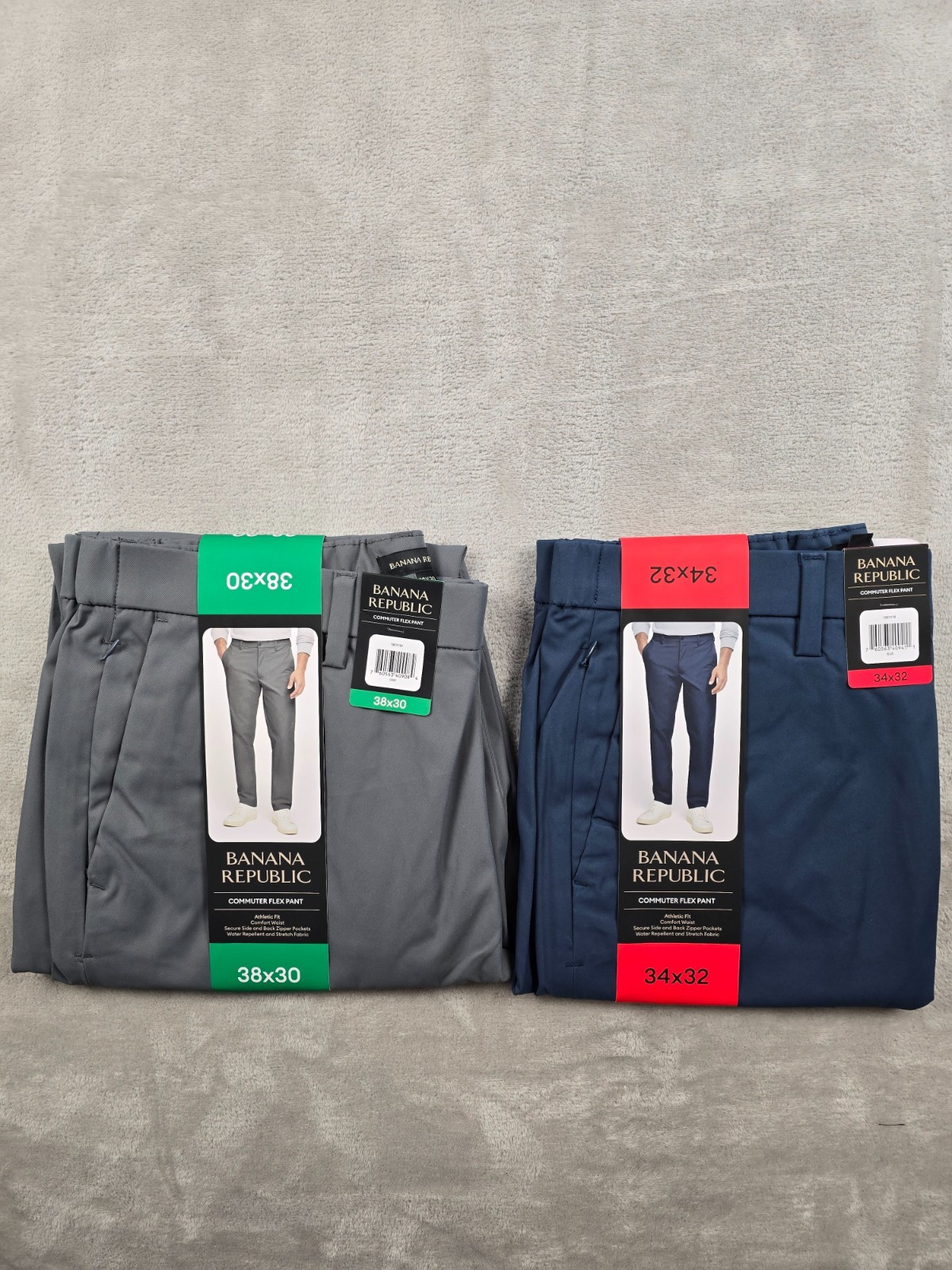 Banana Republic Commuter Flex Pants Mens Athletic Comfort Waist Pick Size Color