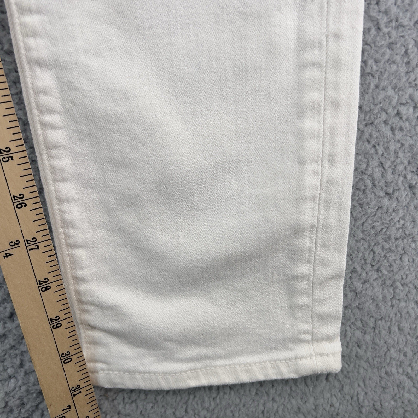 Abercrombie & Fitch Langdon Slim Stretch Jeans Men’s 31×32 White Skinny Slim Fit