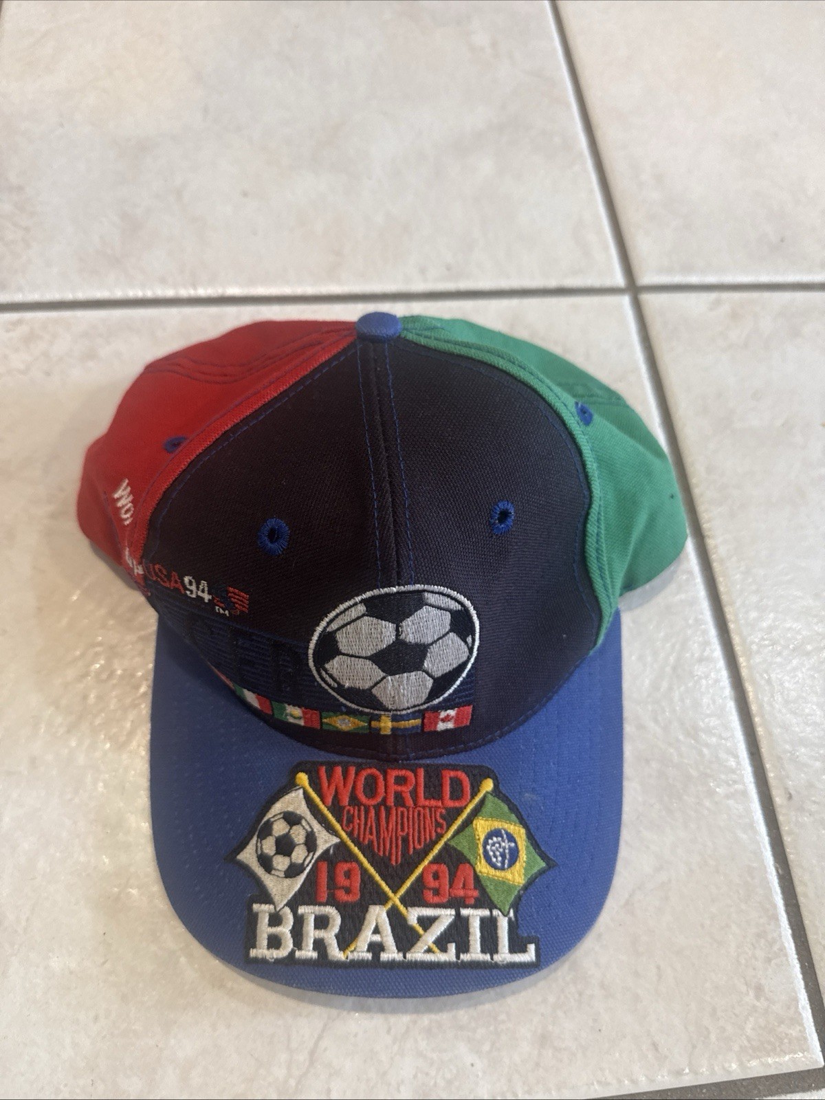 FIFA World Cup 1994 Brazil Hat. The Game SnapBack Hat: Vintage