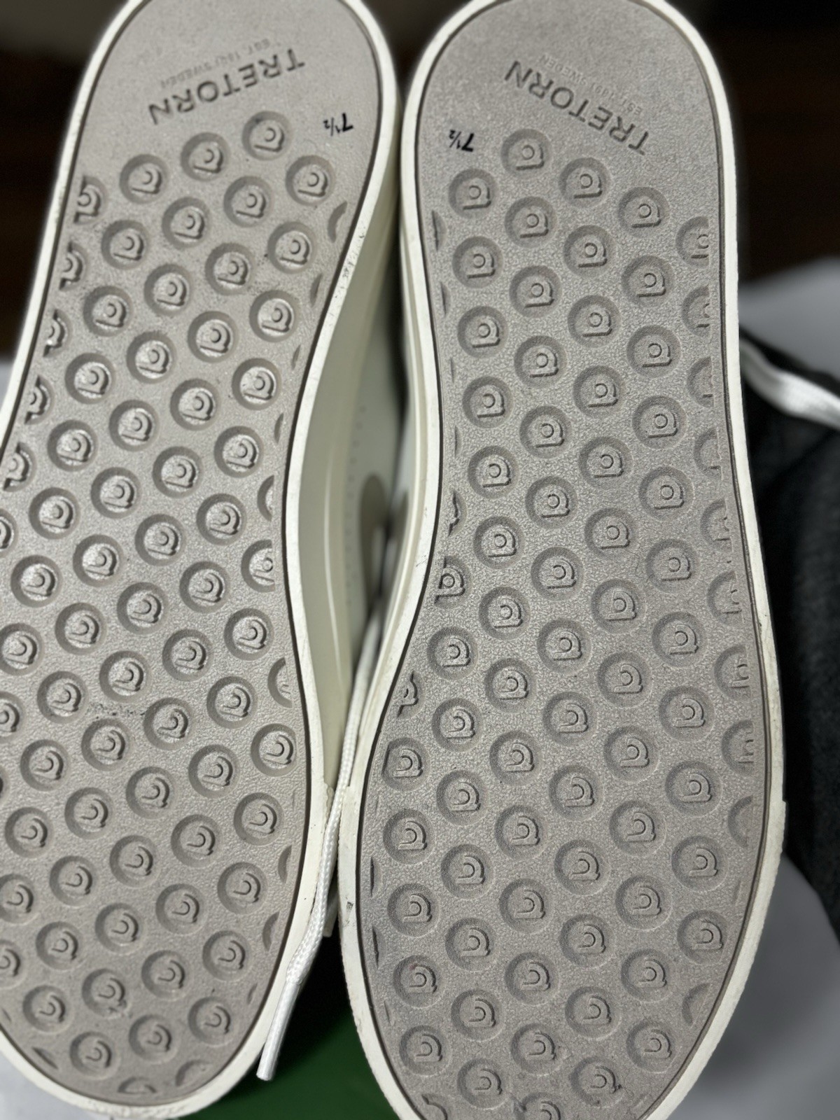 Tretorn Serve Memory Foam Footbed Sneakers Tennis Shoes White/Grey Size 7.5